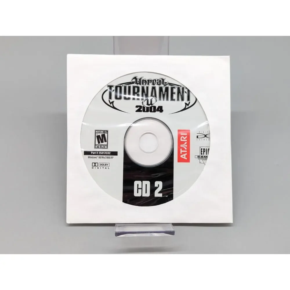 Unreal Tournament 2004 PC Game 2004 Complete 6 CD Set Tested